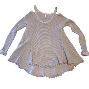 Free People Open Shoulder Sweater